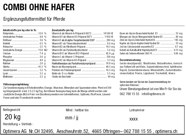 Inhaltstoffe (Etikett)